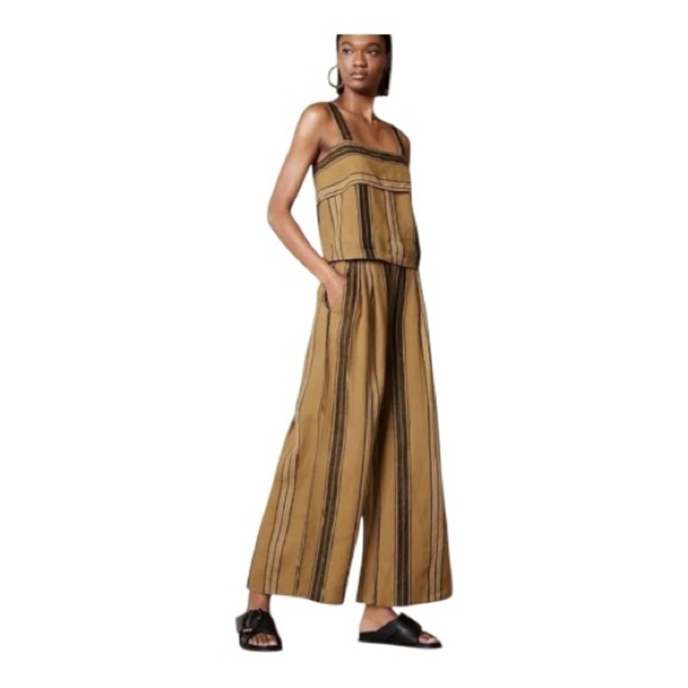Banana Republic Cruise Striped Wide Leg Pants & Sleeveless Top - Picture 1 of 6